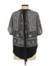 BCBGMAXAZRIA 100% Polyester Black 3/4 Sleeve Blouse Size S - photo 2