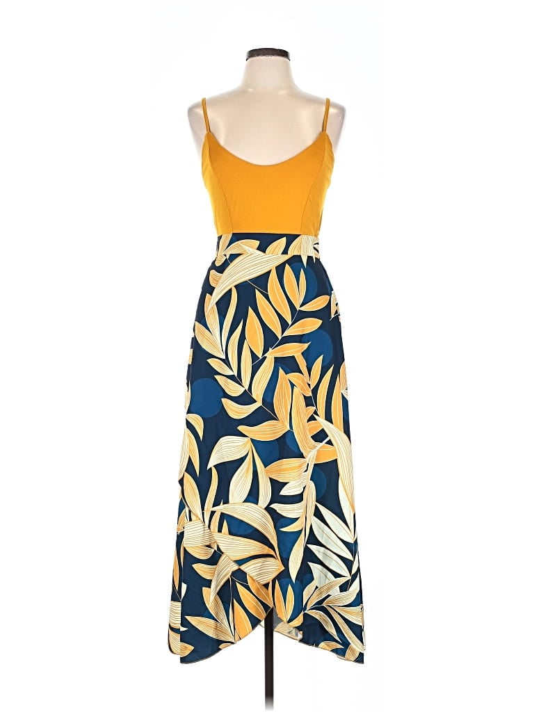 SHEIN Pre-owned Casual Dress In Yellow