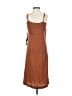 JOA 100% Polyester Brown Casual Dress Size XS - photo 2