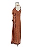 JOA 100% Polyester Brown Casual Dress Size XS - photo 5