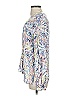 Etcetera 100% Viscose Floral Ivory Long Sleeve Blouse Size 2 - photo 5