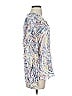 Etcetera 100% Viscose Floral Ivory Long Sleeve Blouse Size 2 - photo 4