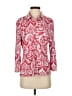 J. McLaughlin Paisley Red 3/4 Sleeve Blouse Size S - photo 1