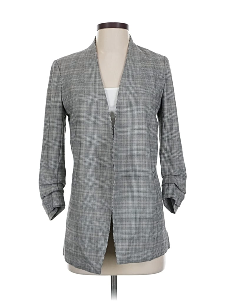 Pre-owned Babaton Blazer Jacket In Gray