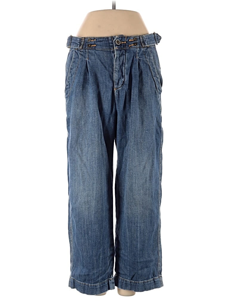 Pre-owned Pilcro And The Letterpress Jeans In Blue