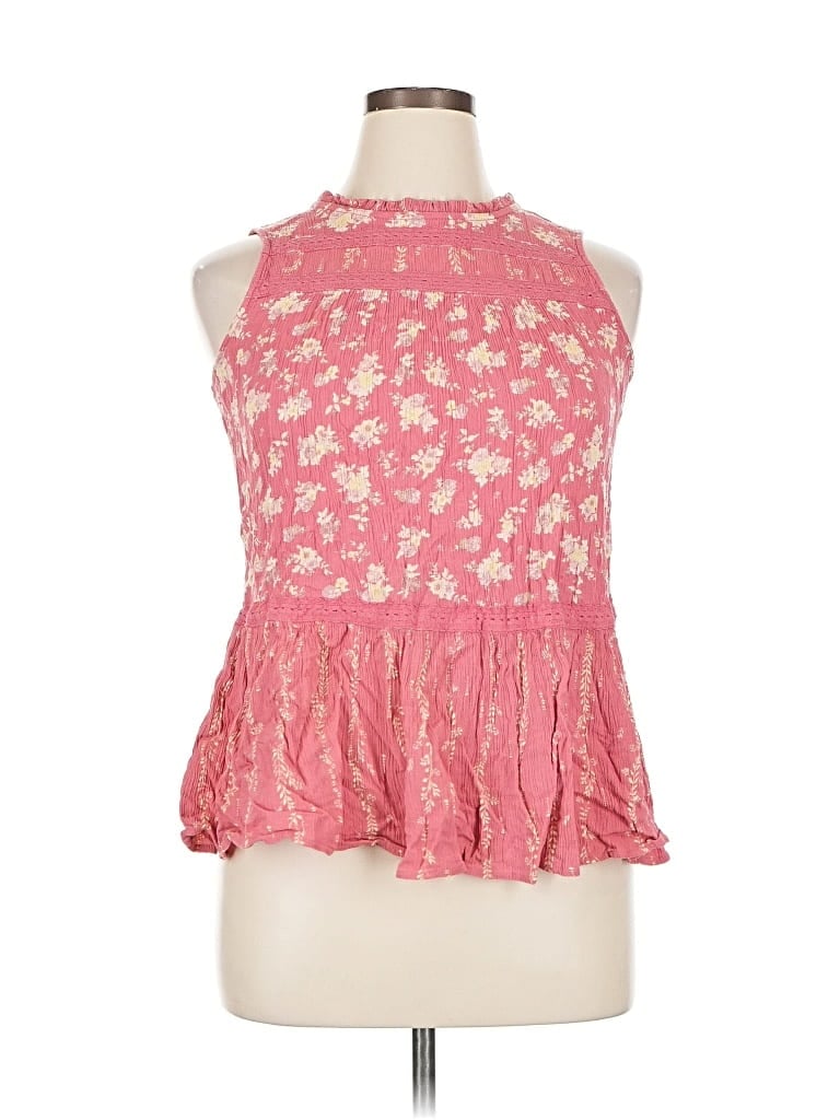 Pre-owned Maurices Sleeveless Blouse In Pink