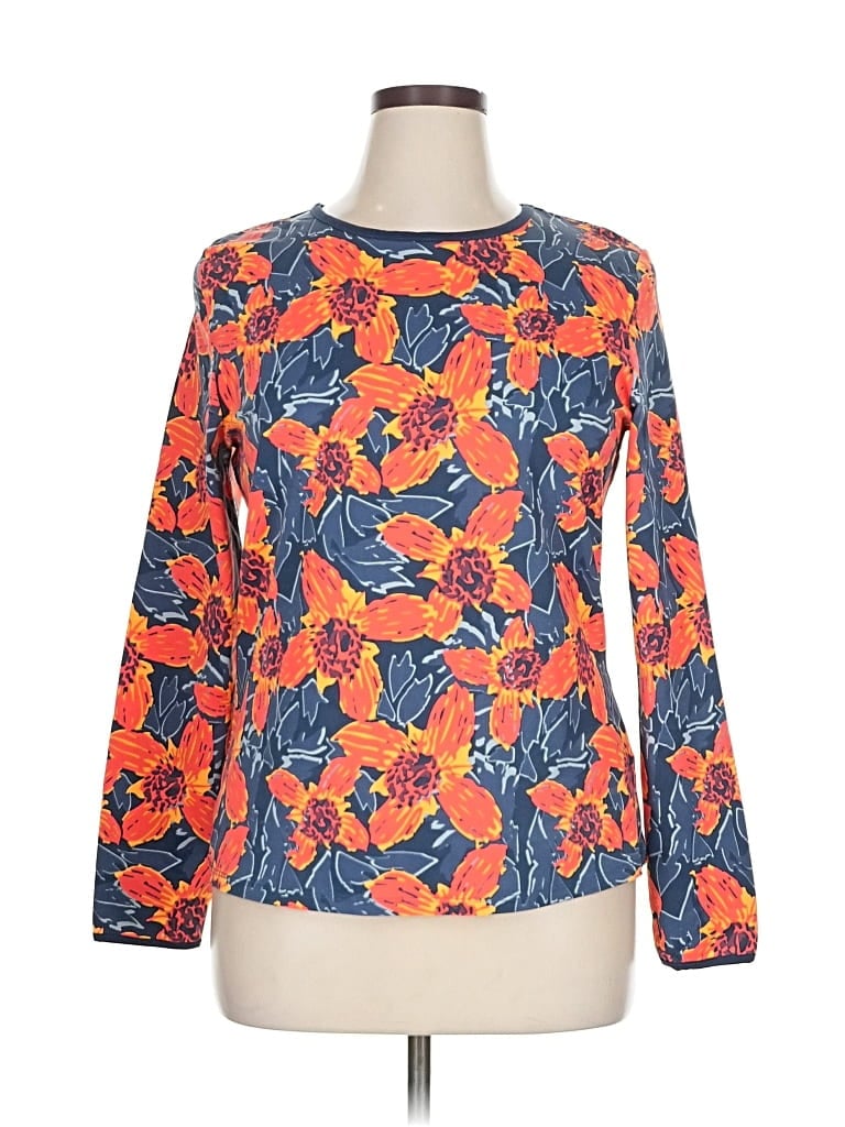 HANG TEN Pre-owned Long Sleeve T-shirt In Orange