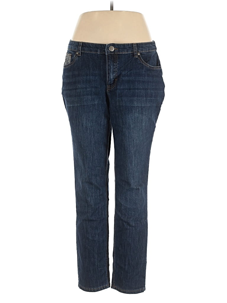 CHRISTOPHER & BANKS Pre-owned Jeans In Blue