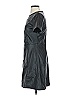 Ann Taylor 100% Polyester Solid Black Casual Dress Size 0 - photo 5