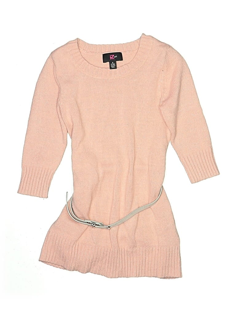 Pre-owned Iz Byer Kids' Pullover Sweater In Pink