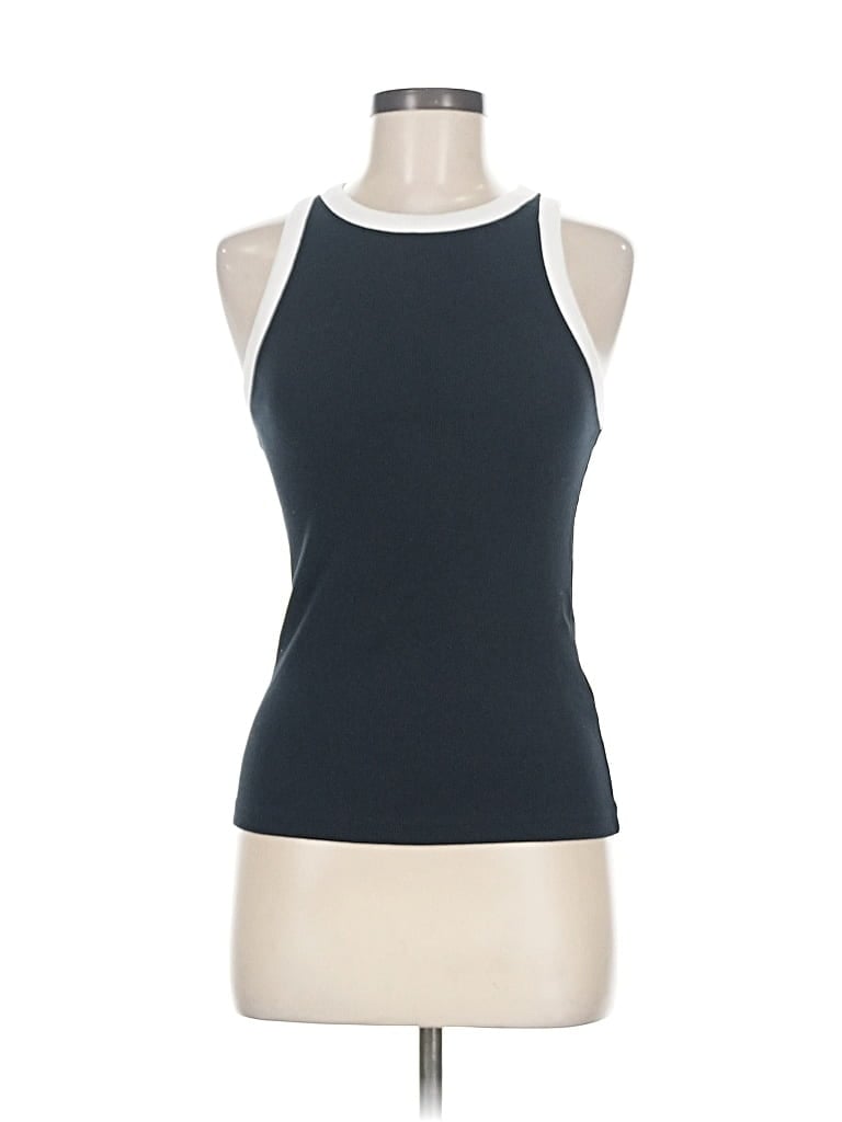 ESSENTIALS Pre-owned Tank Top Blue Halter Neckline Tops