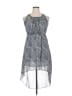 Angeleye Paisley Gray Blue Cocktail Dress Size L - photo 1