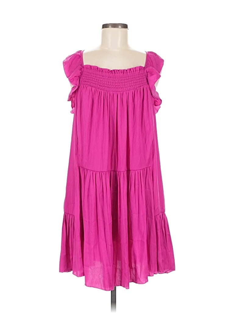 Pre-owned Intimately By Free People Casual Dress In Pink