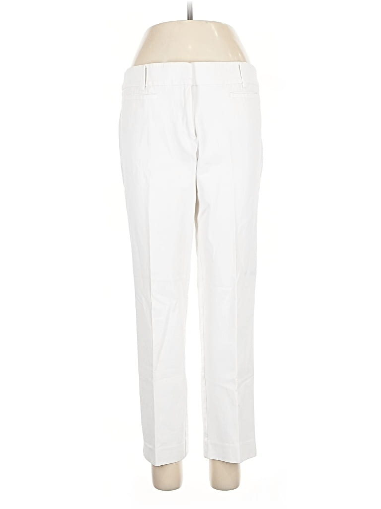 Pre-owned Ann Taylor Loft Dress Pants In White
