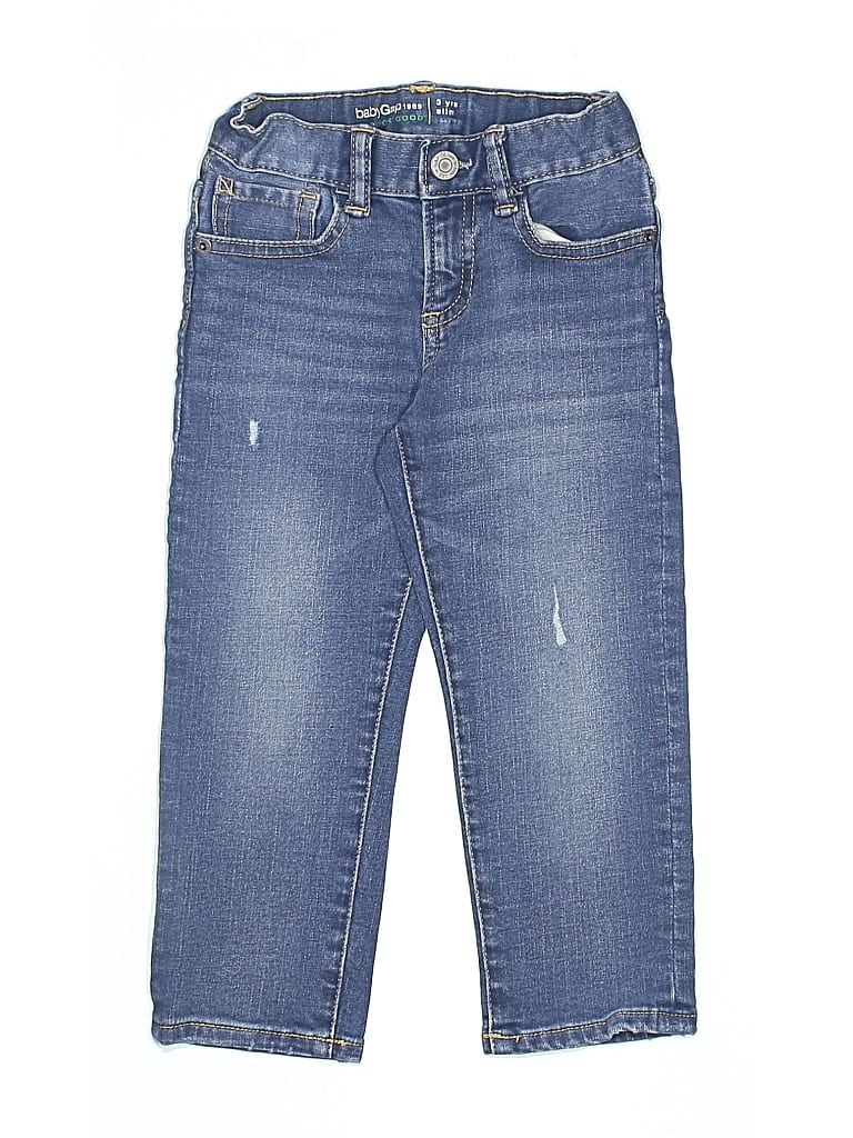 Pre-owned Baby Gap Kids' Jeans In Blue