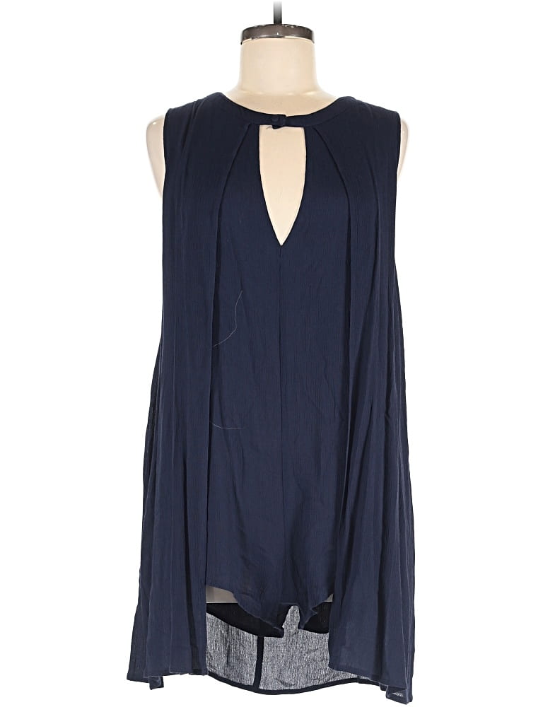 Pre-owned Honey Punch Romper In Blue