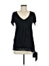Necessary Objects Black Short Sleeve Top Size M - photo 1