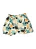 Roxy 100% Viscose Tropical Yellow Shorts Size 6 - photo 2