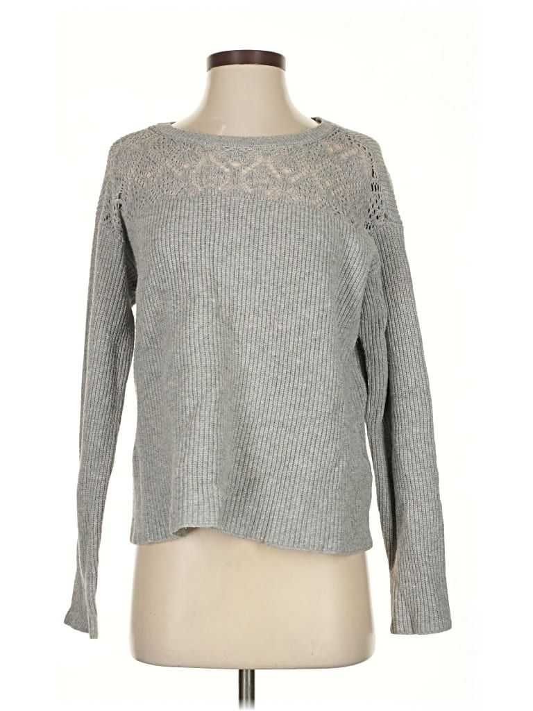 Pre-owned Vince Camuto Pullover Sweater In Gray