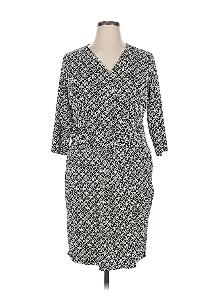 Pre-owned Talbots Casual Dress In Gray