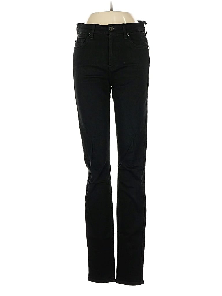 Pre-owned 7 For All Mankind Jeans In Black
