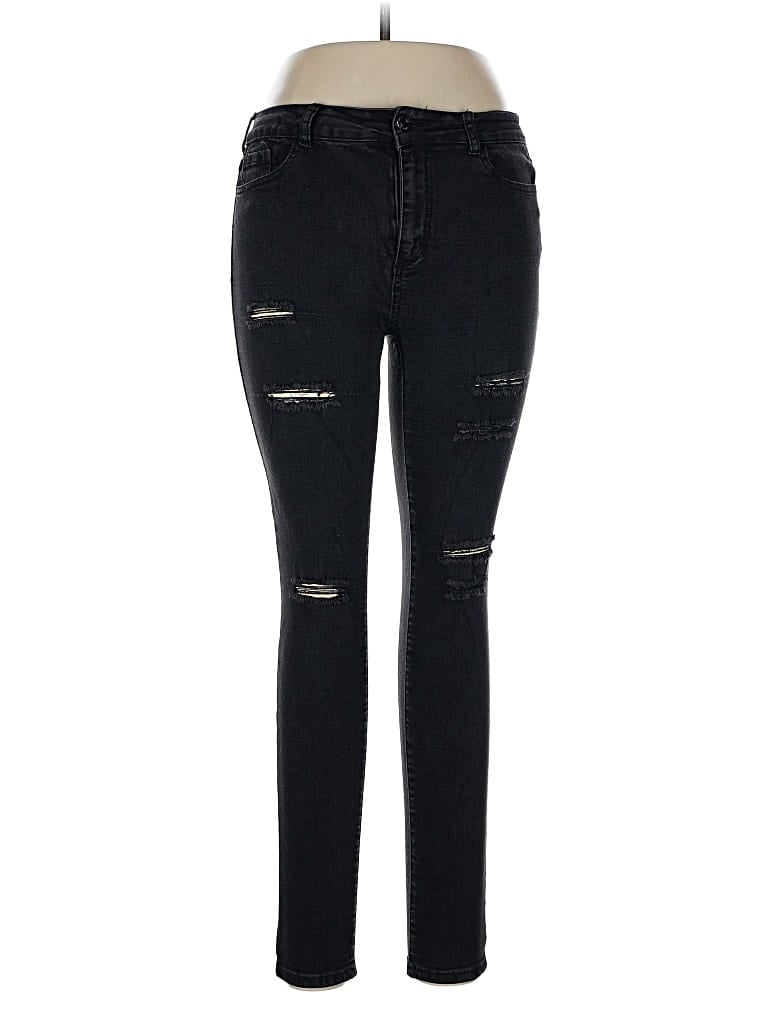 Pre-owned Wax Jean Jeans In Black