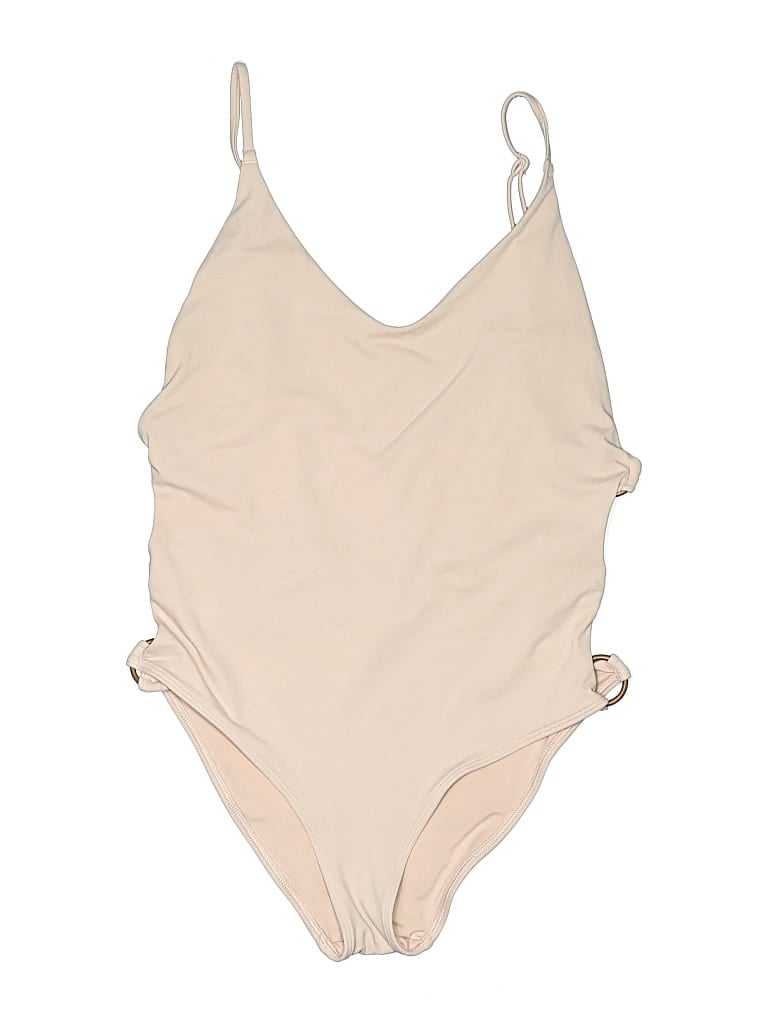 Pre-owned Aerie One Piece Swimsuit In White