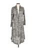 Joan Vass 100% Polyester Gray Cardigan Size L - photo 1