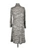 Joan Vass 100% Polyester Gray Cardigan Size L - photo 2