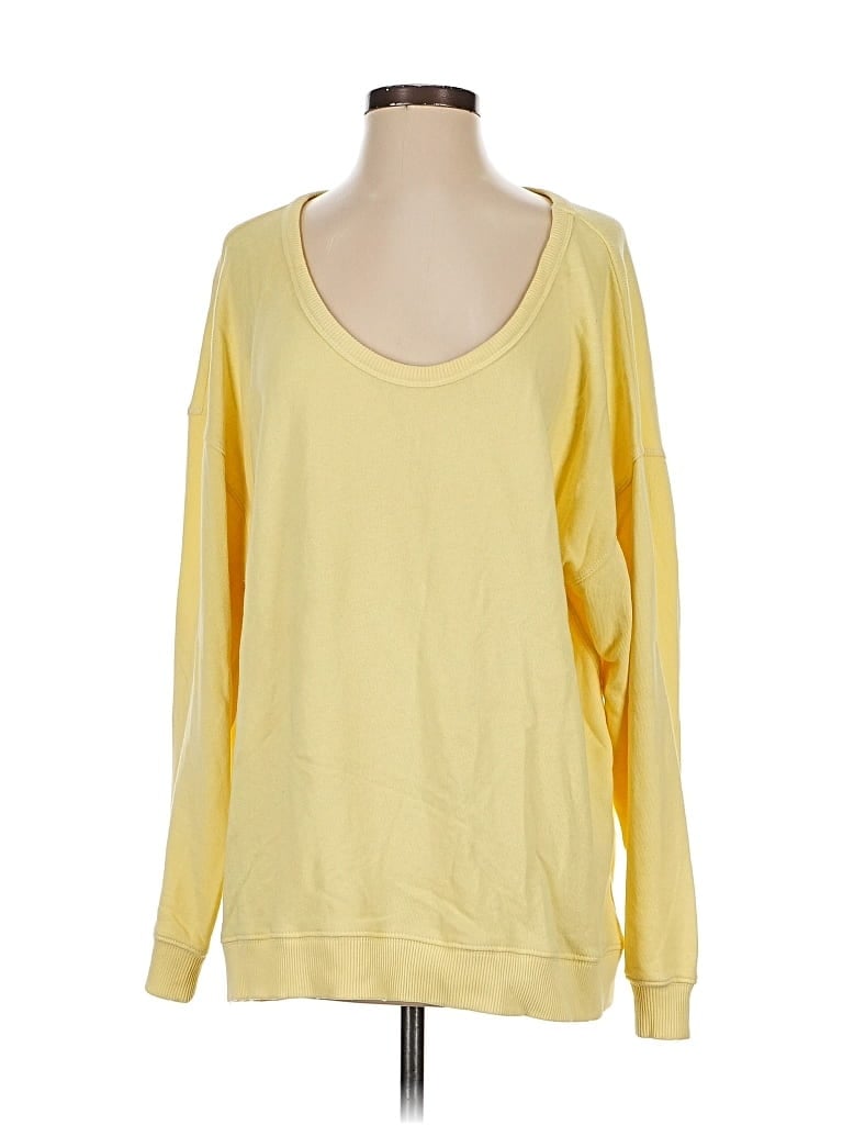 AERIE Pre-owned Sweatshirt In Yellow