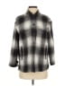 Madewell 100% Cotton Plaid Gray Fleece Size XS - photo 1