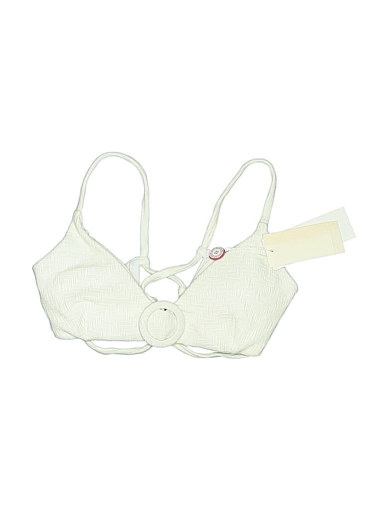 Red Carter Swimsuit Top Ivory Swimwear In Brown