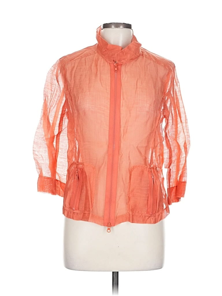 Pre-owned Per Se By Carlisle Jacket In Orange