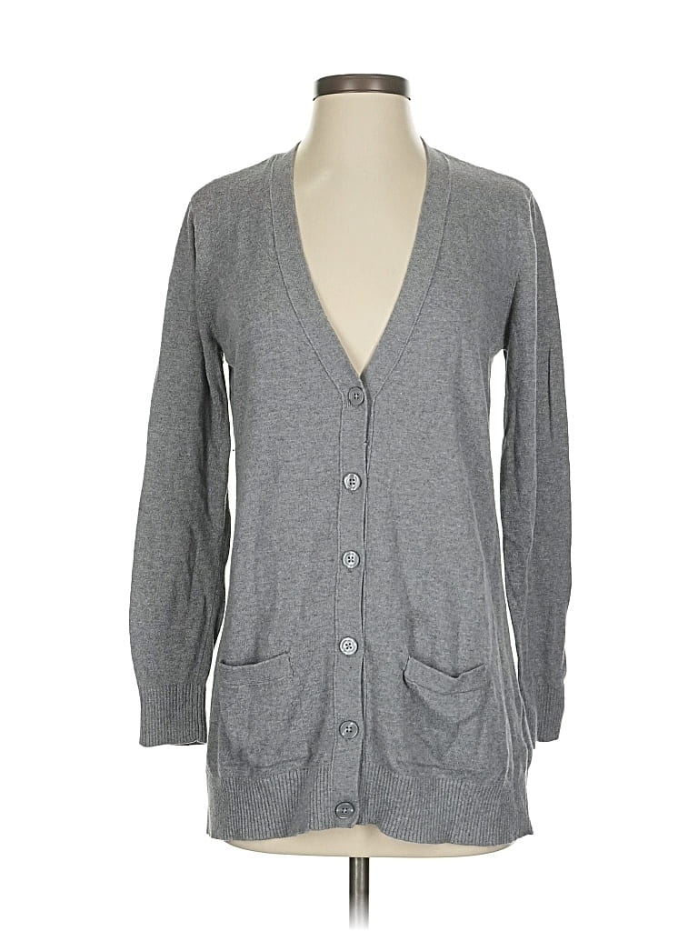 Pre-owned Banana Republic Factory Store Cardigan Sweater In Gray
