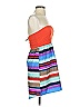 Roxy Color Block Orange Cocktail Dress Size S - photo 4