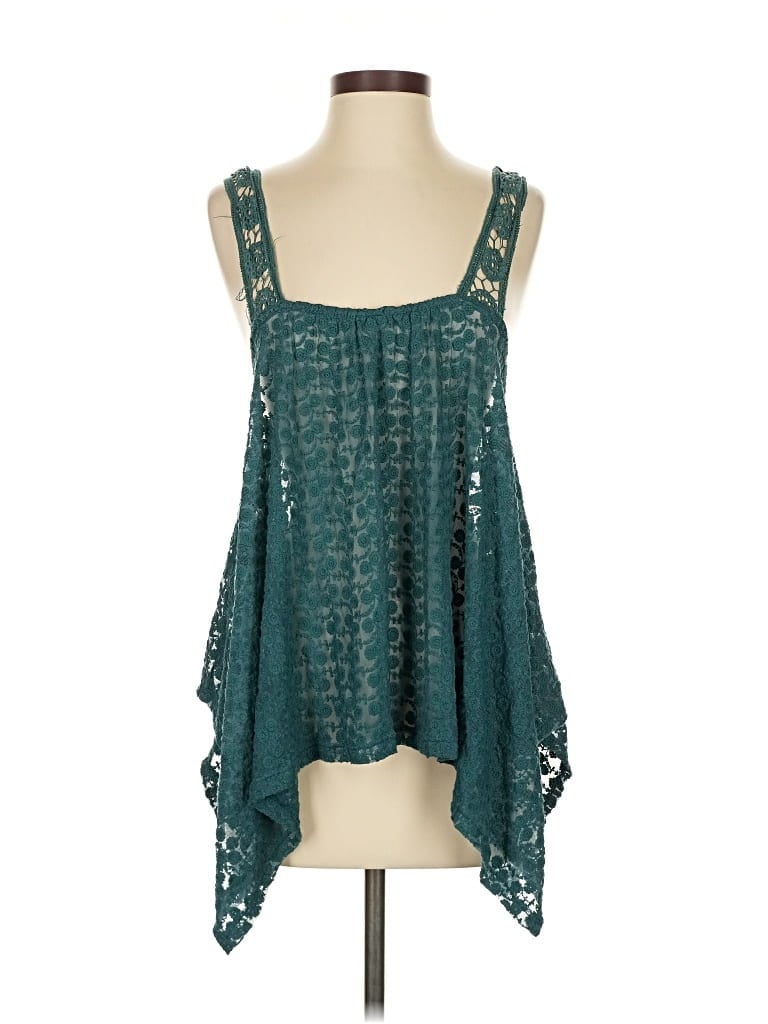 Pre-owned Staring At Stars Sleeveless Blouse In Blue