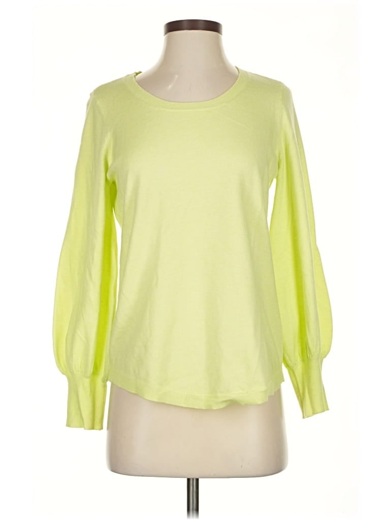 Pre-owned Chico's Pullover Sweater In Green