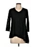 Lulu-B Black 3/4 Sleeve Top Size S - photo 1