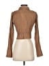 Honey Seed Brown Long Sleeve Blouse Size XS - photo 2