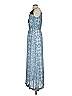 DR2 100% Polyester Paisley Blue Casual Dress Size XS - photo 5