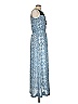 DR2 100% Polyester Paisley Blue Casual Dress Size XS - photo 4