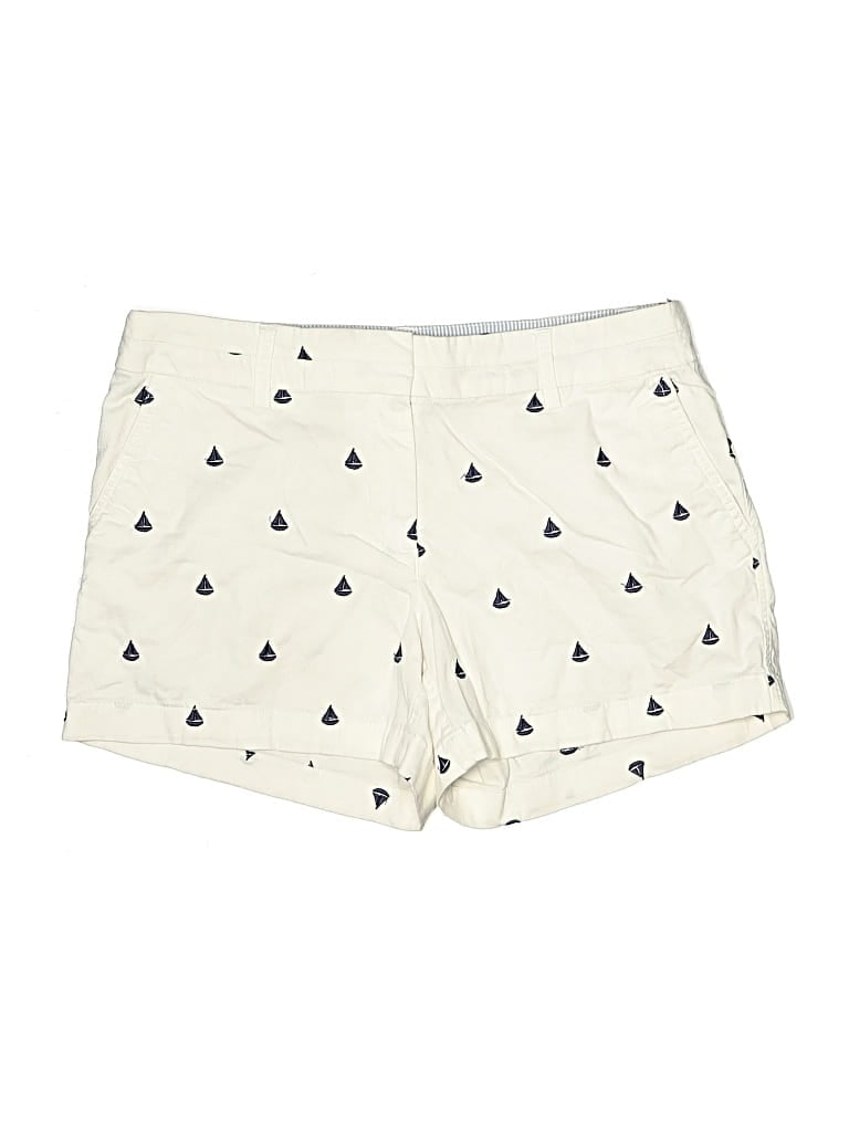 Pre-owned British Khaki Shorts In White