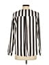 Forever 21 Stripes Ivory Long Sleeve Blouse Size S - photo 2