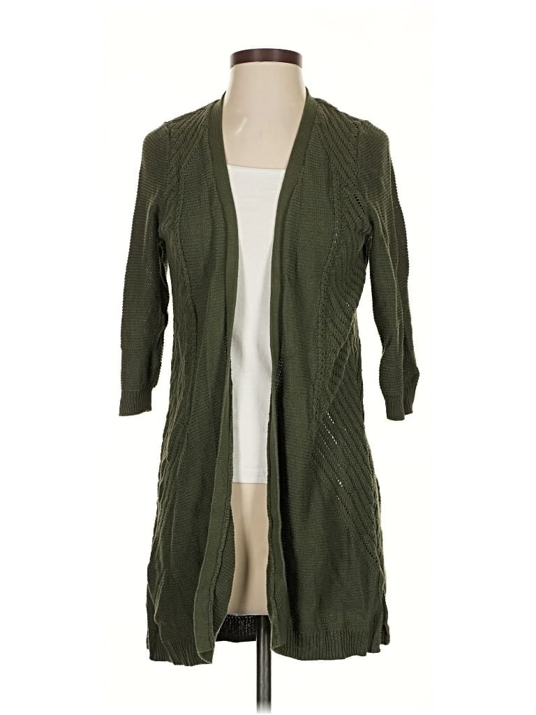 Pre-owned Torrid Cardigan Sweater In Green