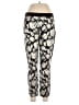 Juicy Couture Floral Black Casual Pants Size 6 - photo 1