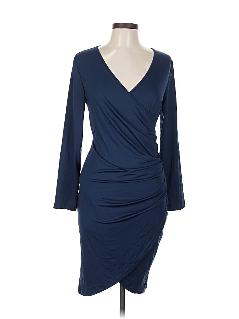 Pre-owned Assorted Brands Cocktail Dress In Blue