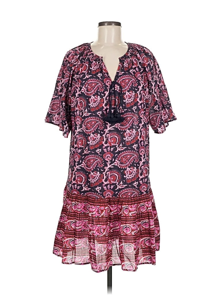 Pre-owned Figue Casual Dress In Purple