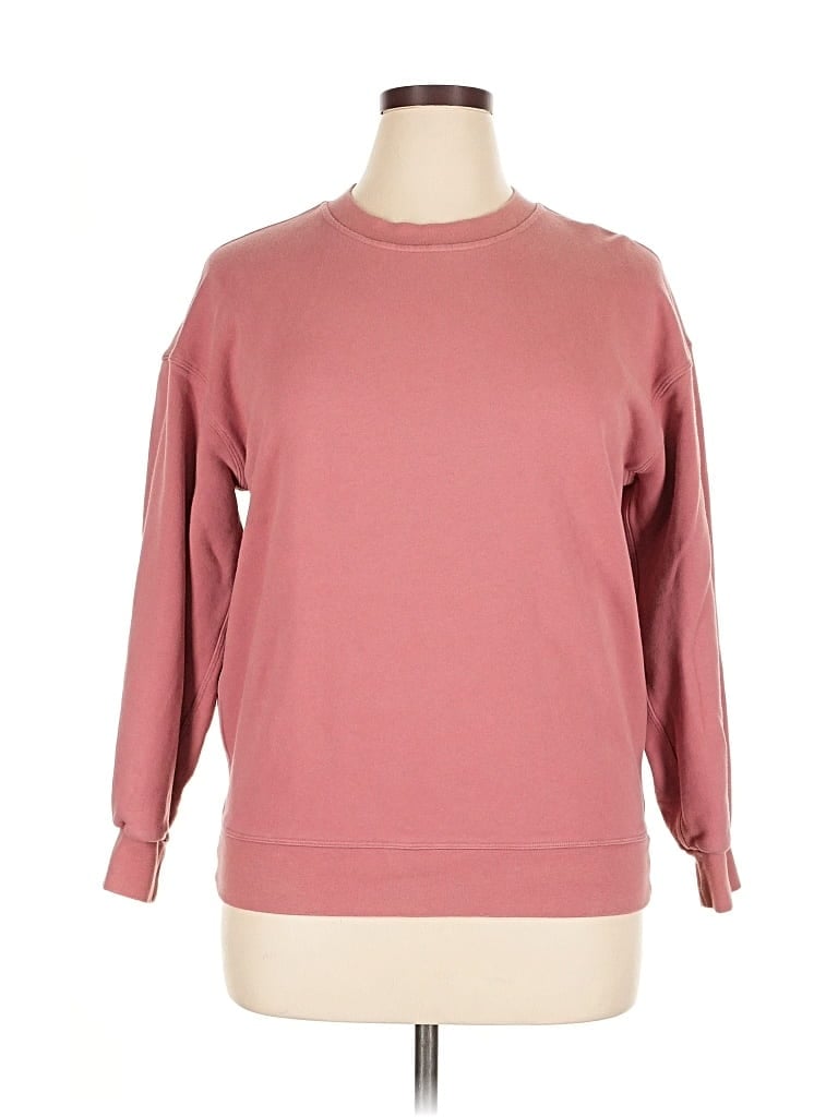 Pre-owned Lululemon Athletica Sweatshirt In Pink