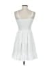 Unbranded 100% Polyester White Casual Dress Size S - photo 2