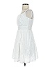 Unbranded 100% Polyester White Casual Dress Size S - photo 5